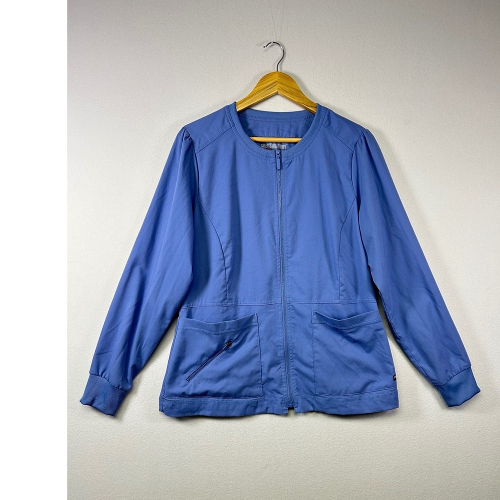 Women’s Ceil Blue Zip-Front Jacket - Greys Anatomy